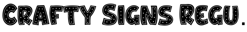 Preview Crafty Signs Regular