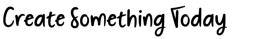 Preview Create Something Today