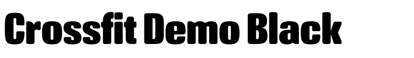 Preview Crossfit Demo Black