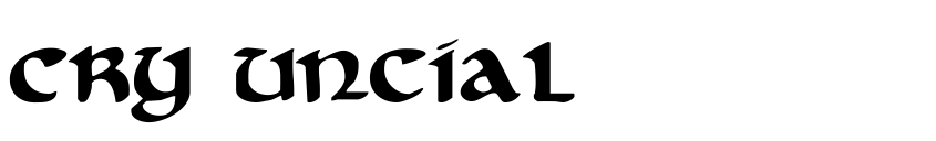Preview Cry Uncial