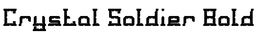 Preview Crystal Soldier Bold