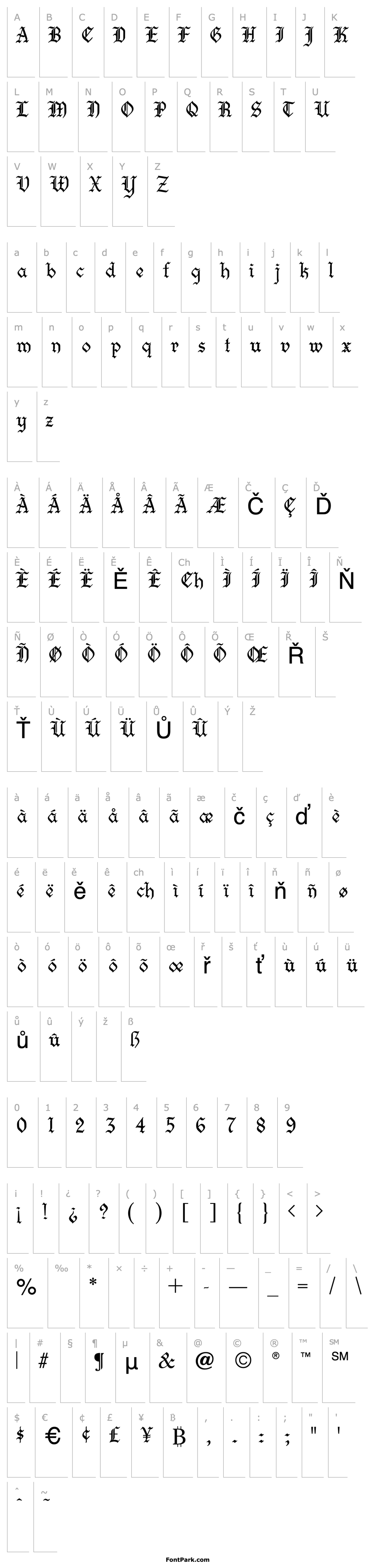 Přehled Certificatext-Normal