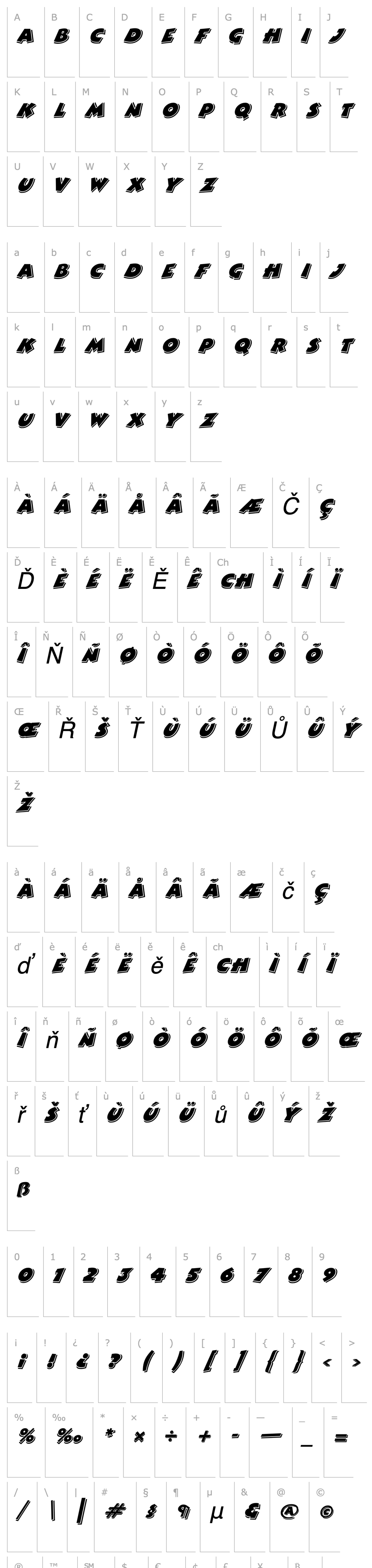 Overview ComixHighlight Italic