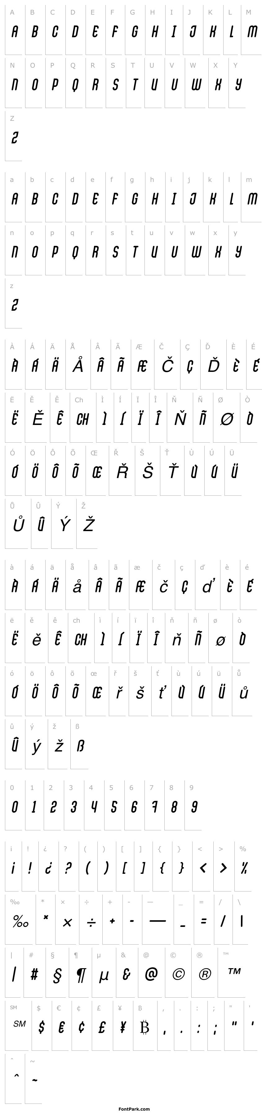 Přehled Cactron Italic