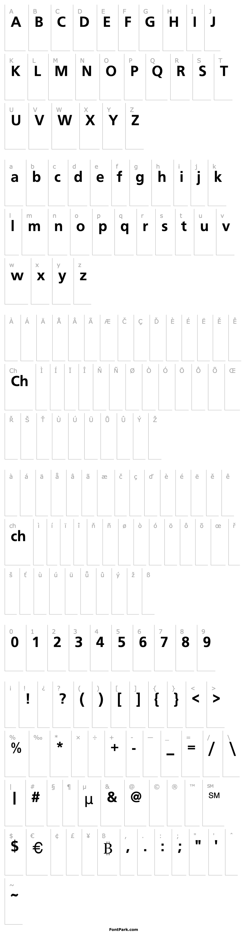 Overview Cadet Sans Bold