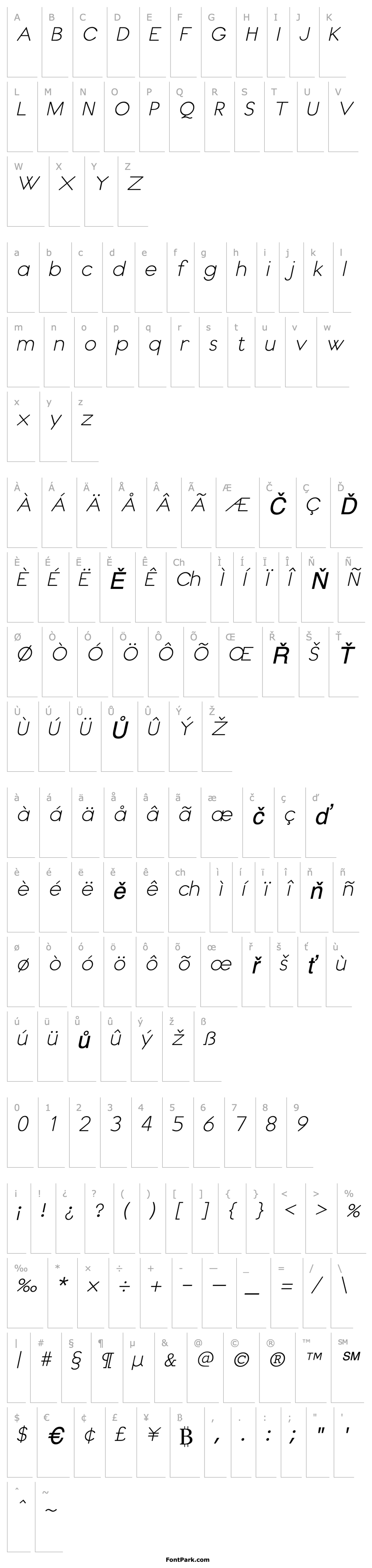 Overview CadetSSK Italic