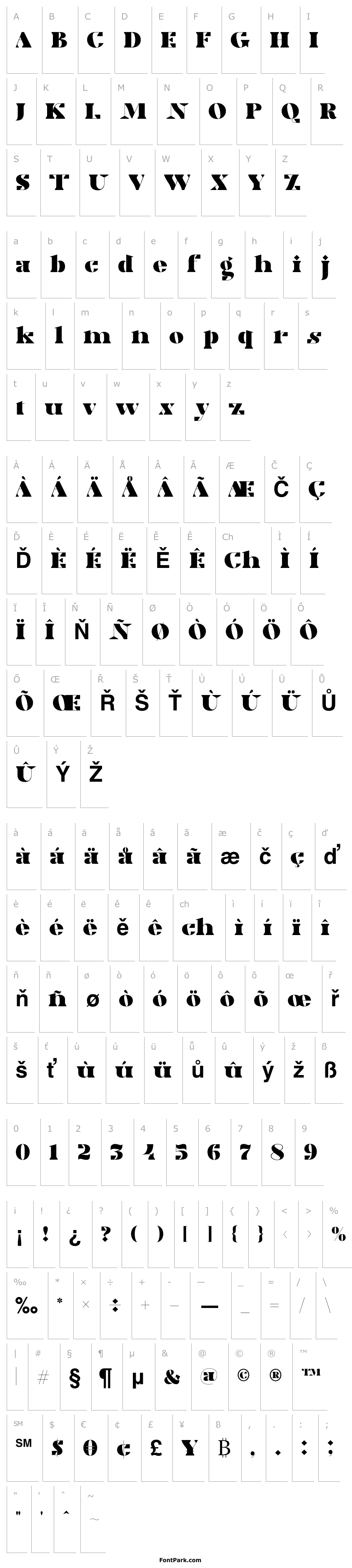 Přehled CakeBlackFont