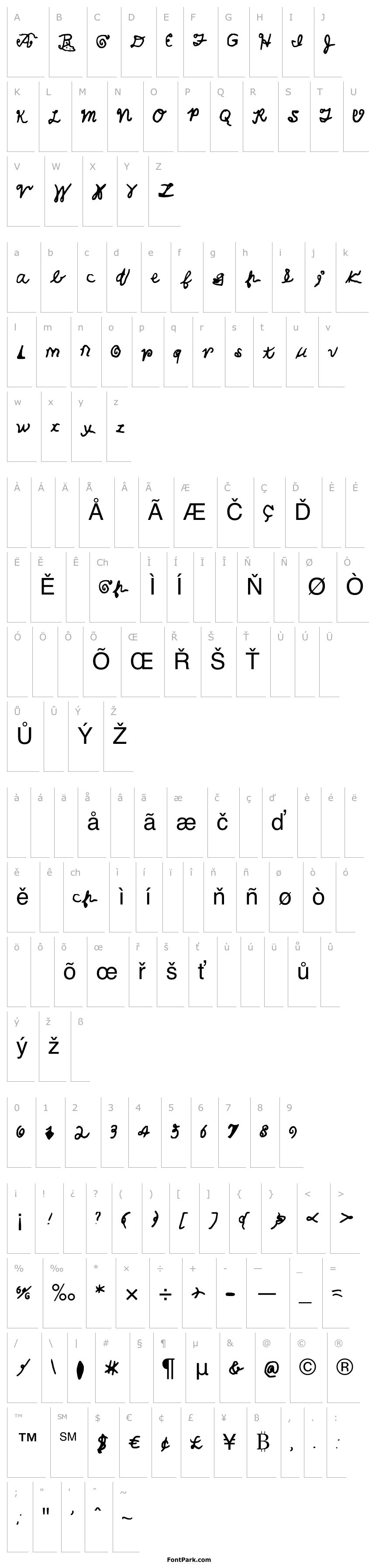 Přehled CalebsCoolHandwriting