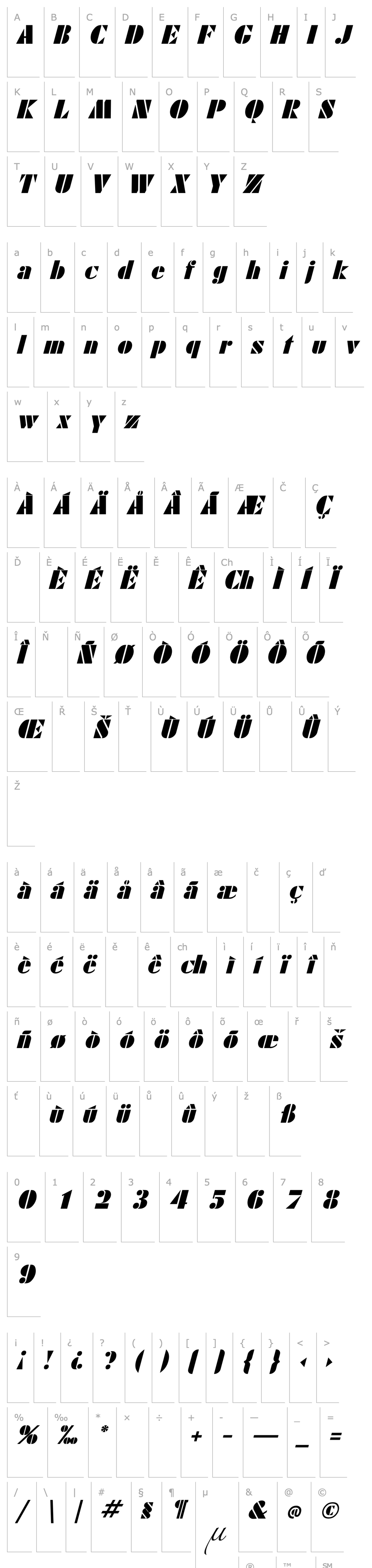 Overview Calico Italic