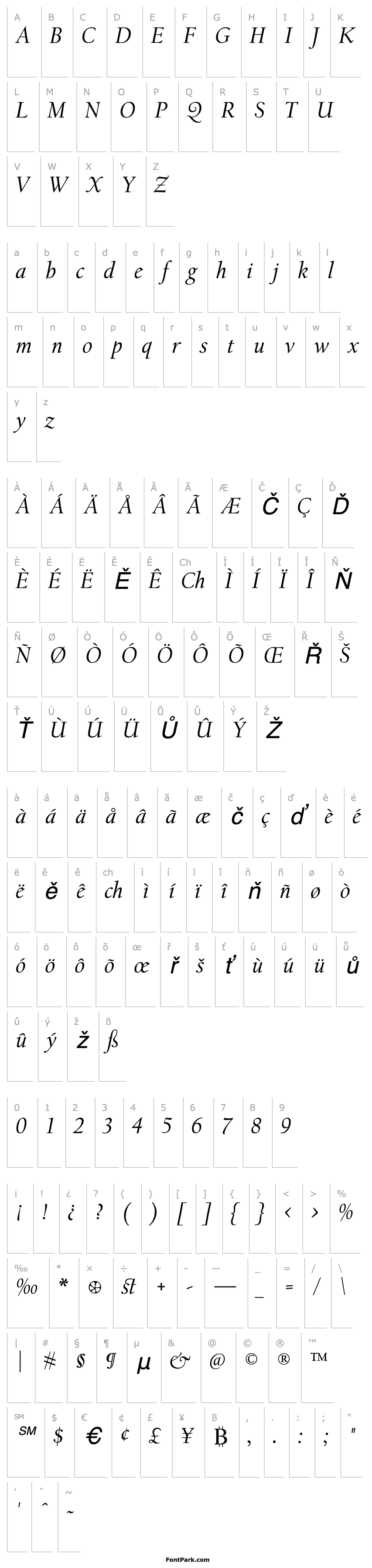 Overview CalifornianMiddle-Italic