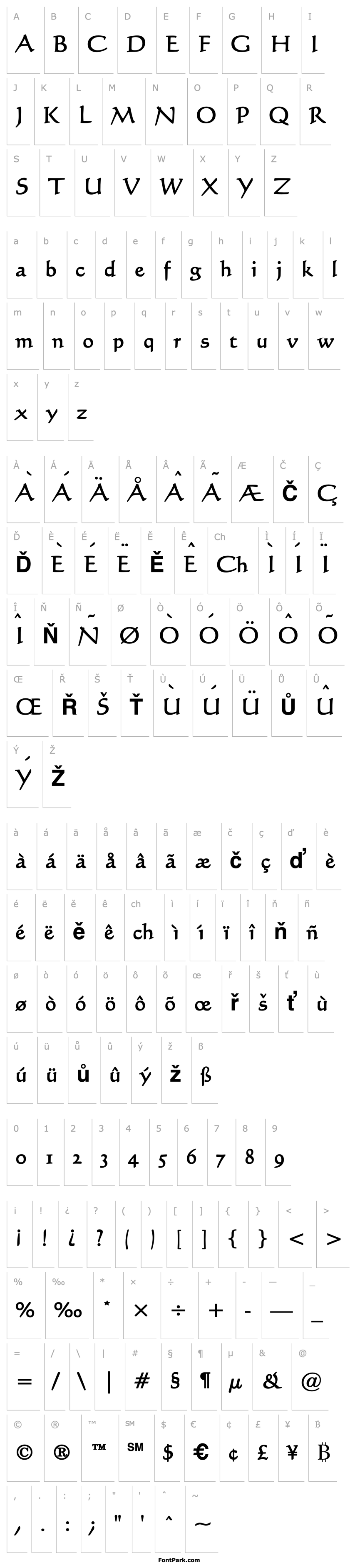 Přehled Calli 109 Bold