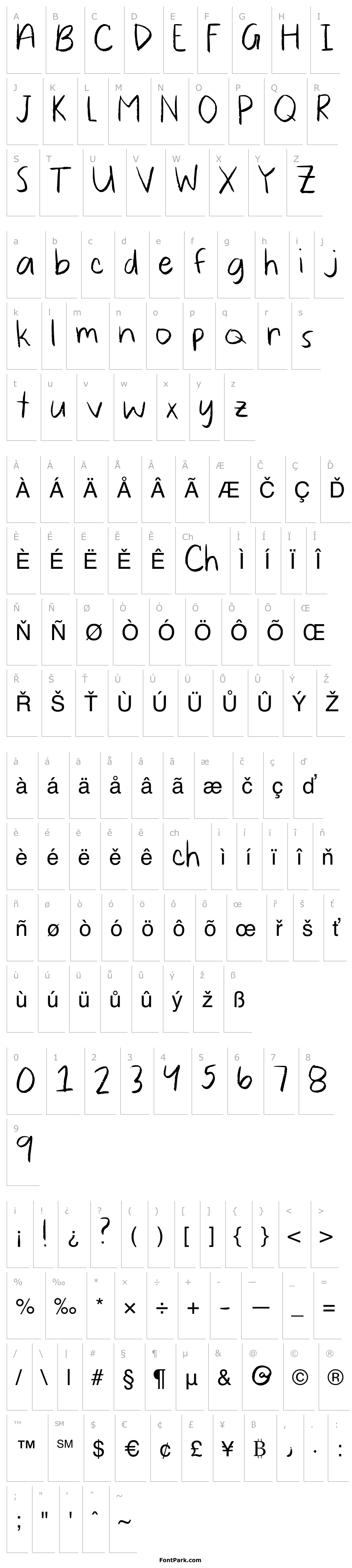 Overview Callie Chalk Font Regular