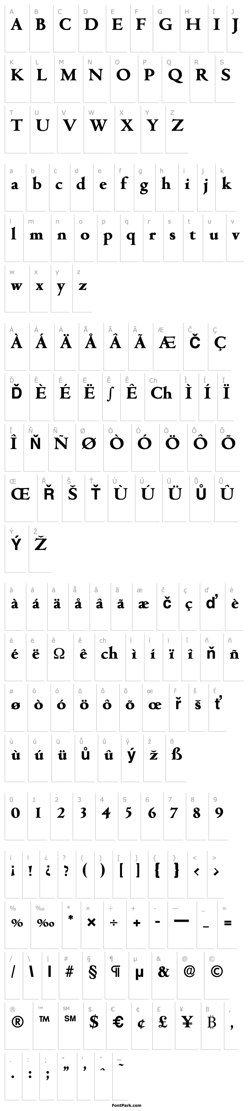 Overview Cambridge-Serial-ExtraBold-Regular