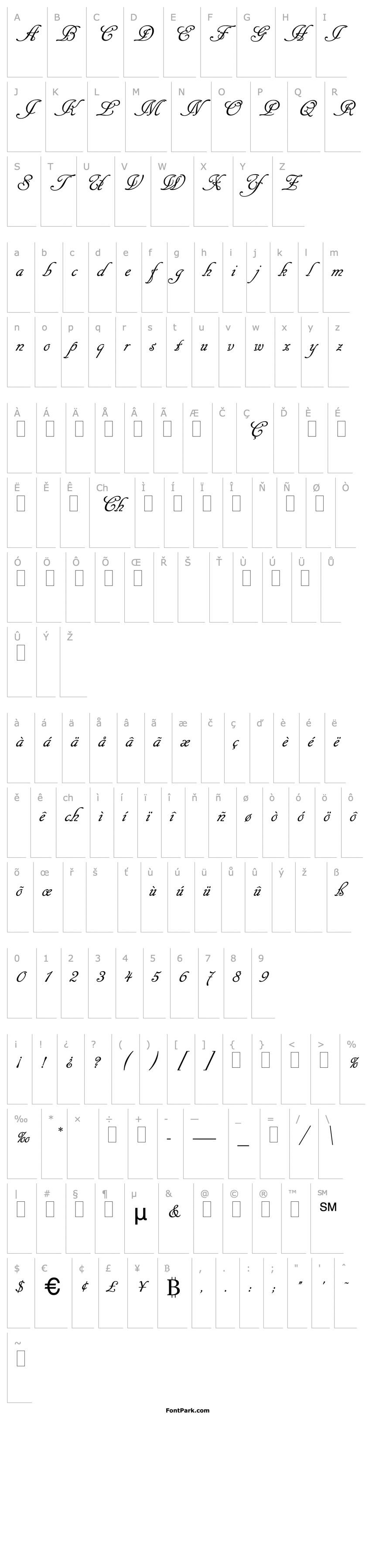 Overview Cancellaresca Script