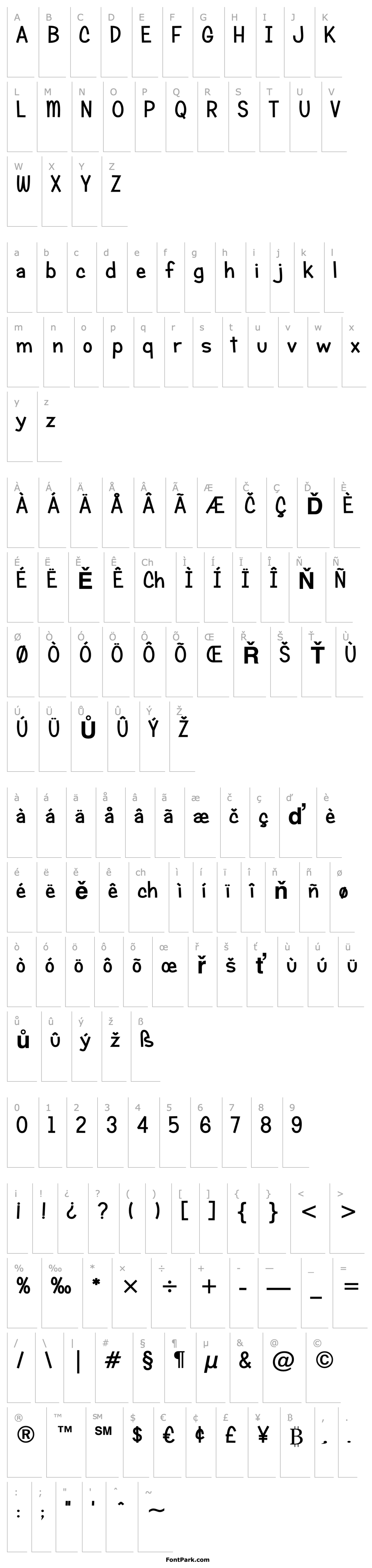 Overview Candy Square BTN Bold