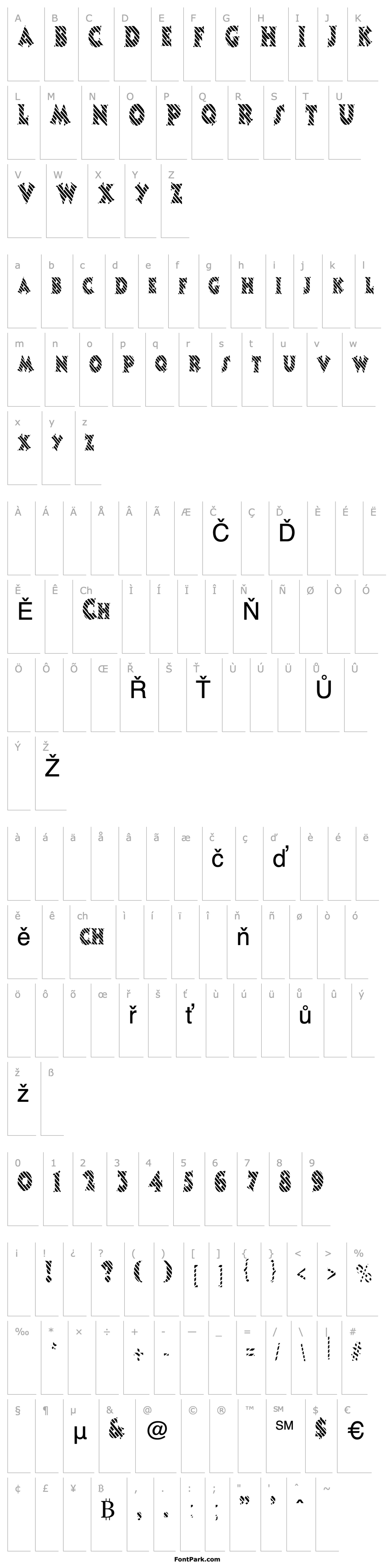 Overview CandyStripeCondensed