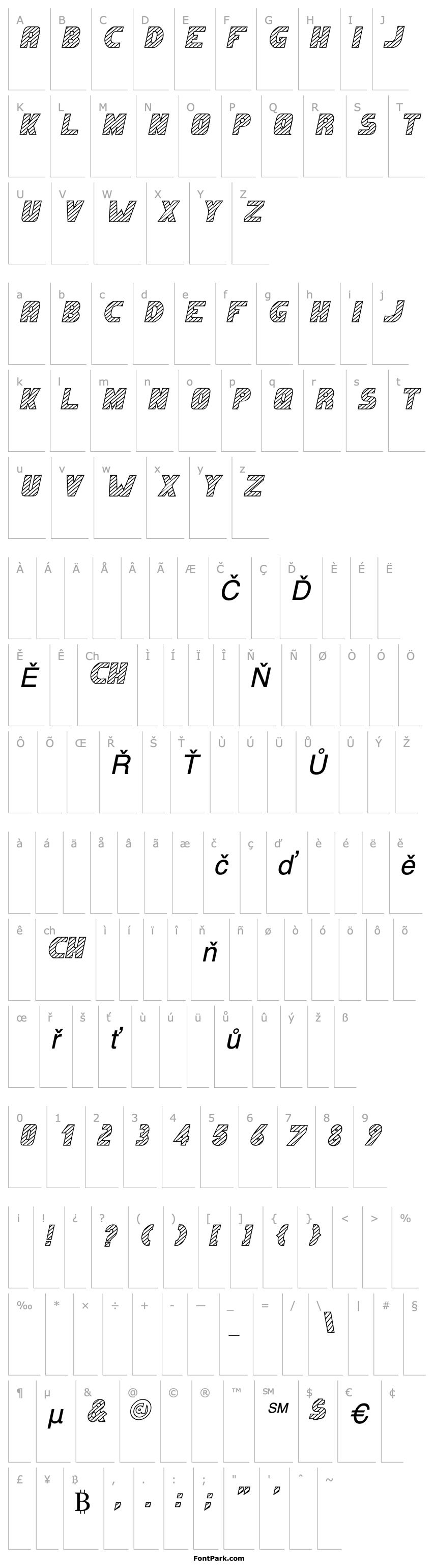 Overview Candystriper Italic