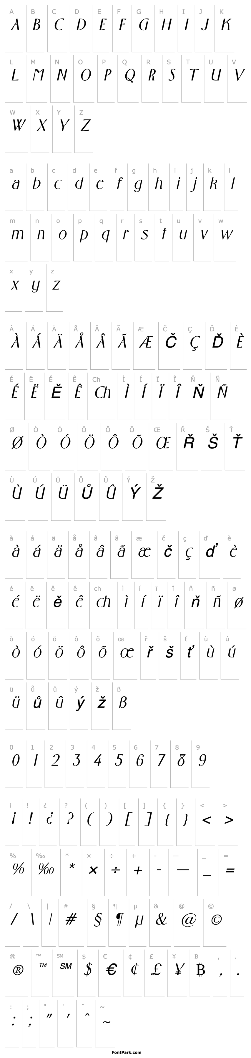 Overview CapatolaSSK Italic