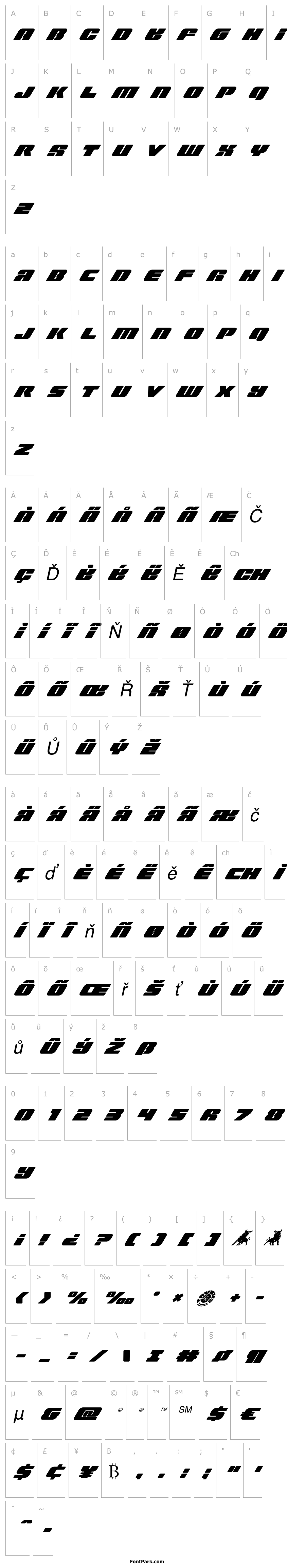 Přehled Capricus Italic