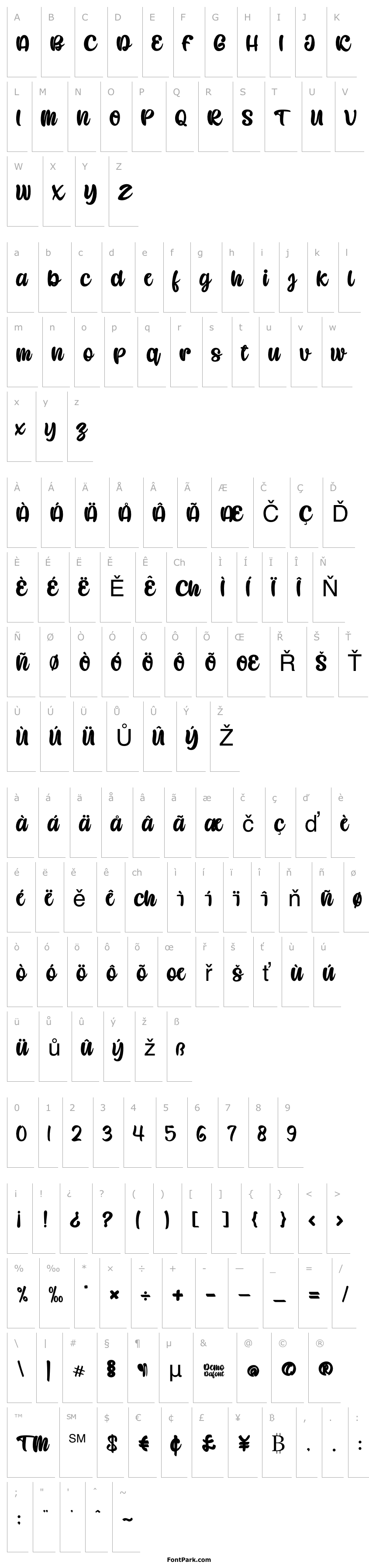 Overview Caramel Candy