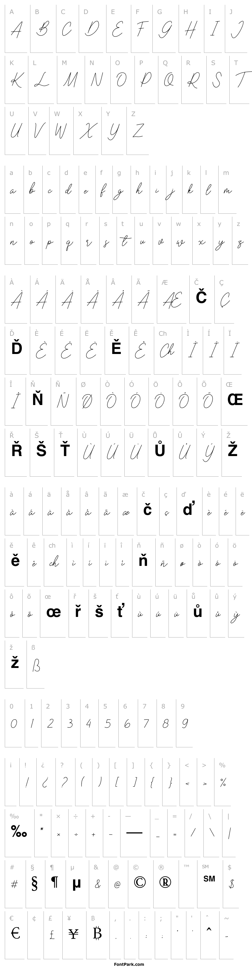 Overview Caramella Bold