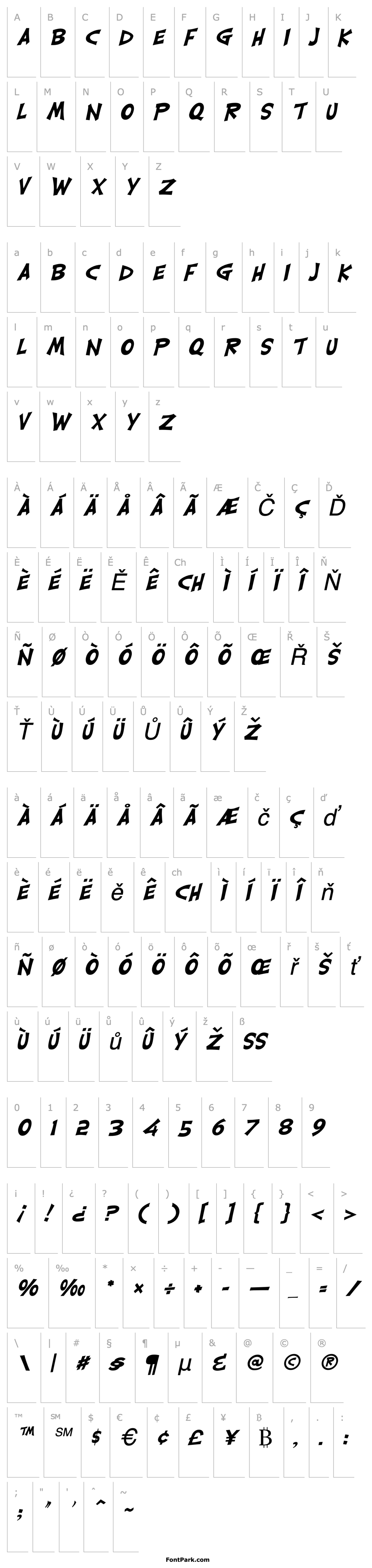 Overview Carlisle Italic