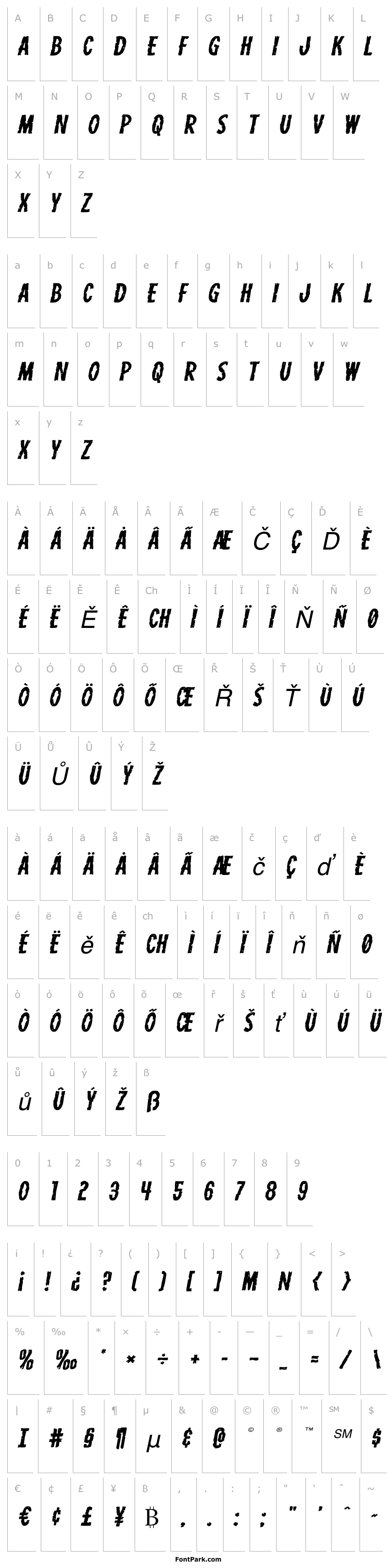Přehled Carnival Corpse Expanded Italic