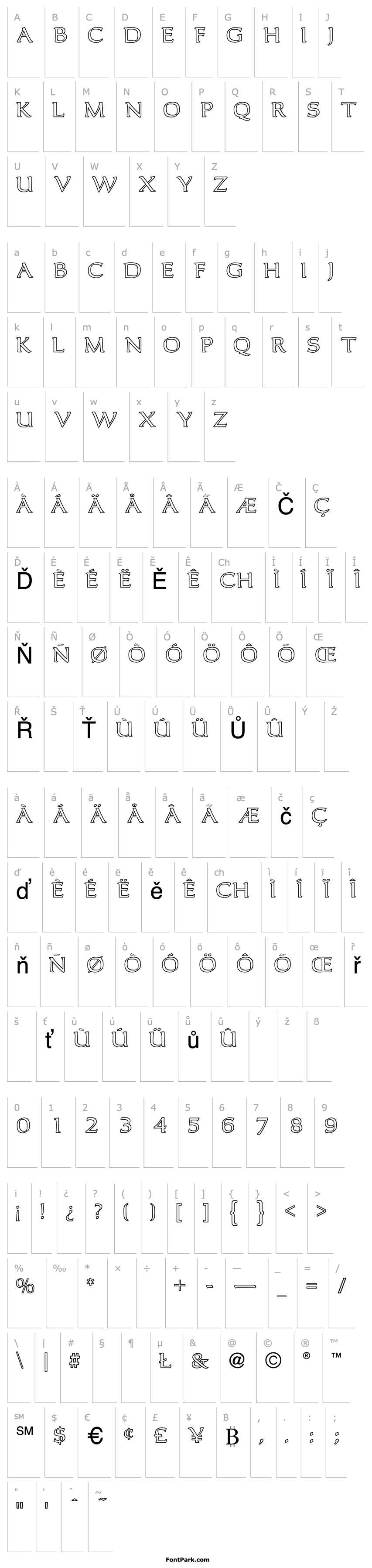 Overview CarolusOutline-Regular