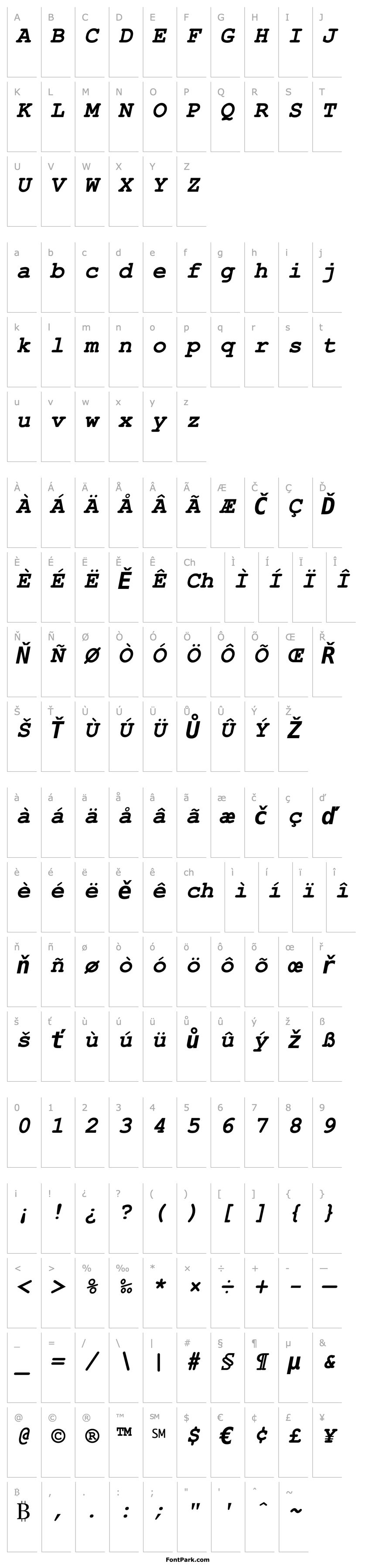 Overview Carrier Bold Italic Bold Italic