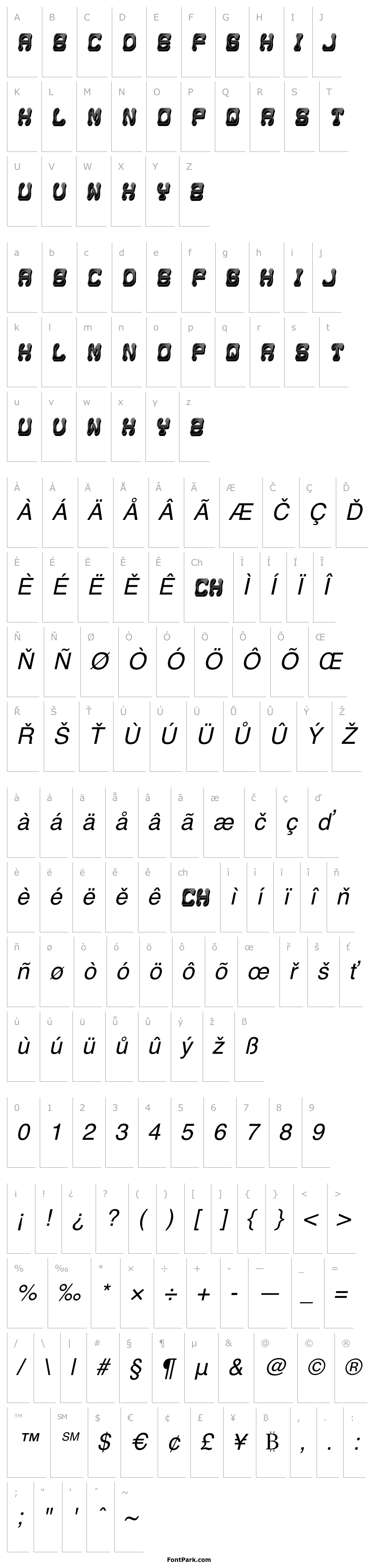 Overview Casablanca Italic