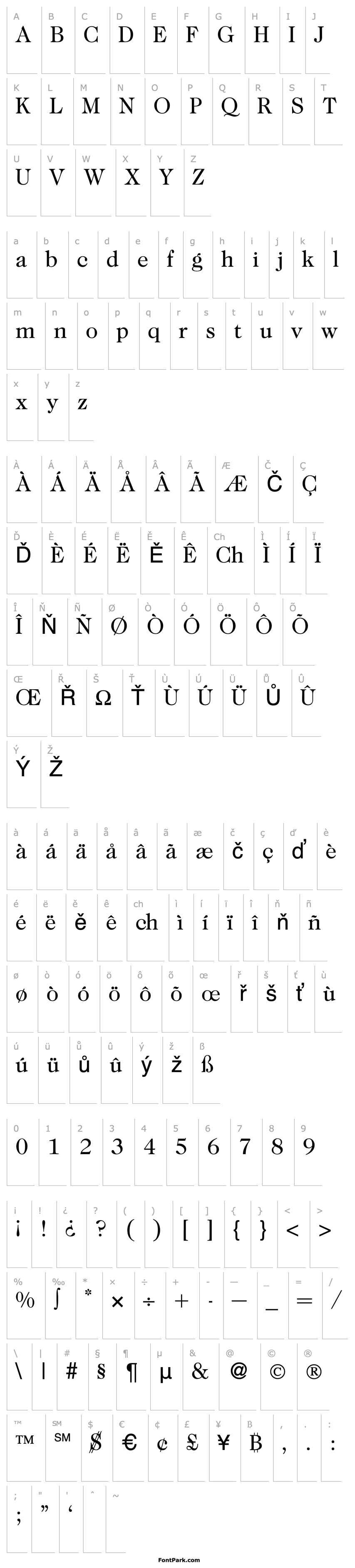 Overview Caslon335-Regular