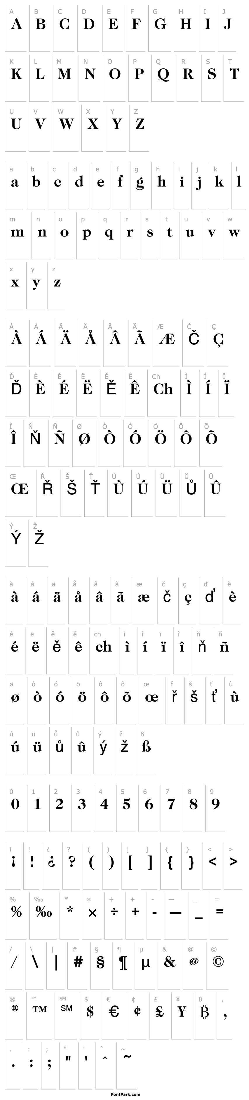 Přehled CaslonNo224EF-Bold