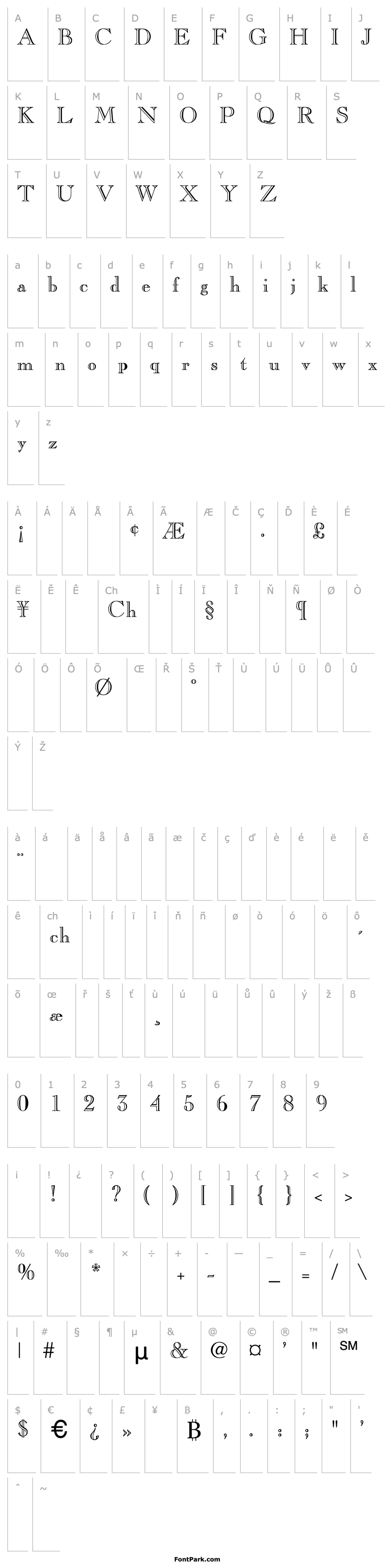 Overview CASLONOPENFACE-Thin