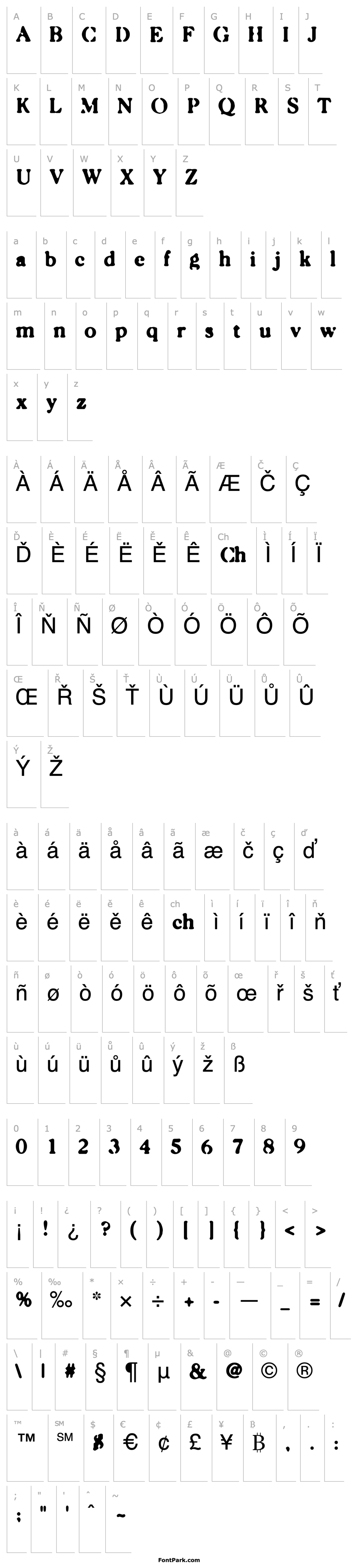 Overview Caslonostrate