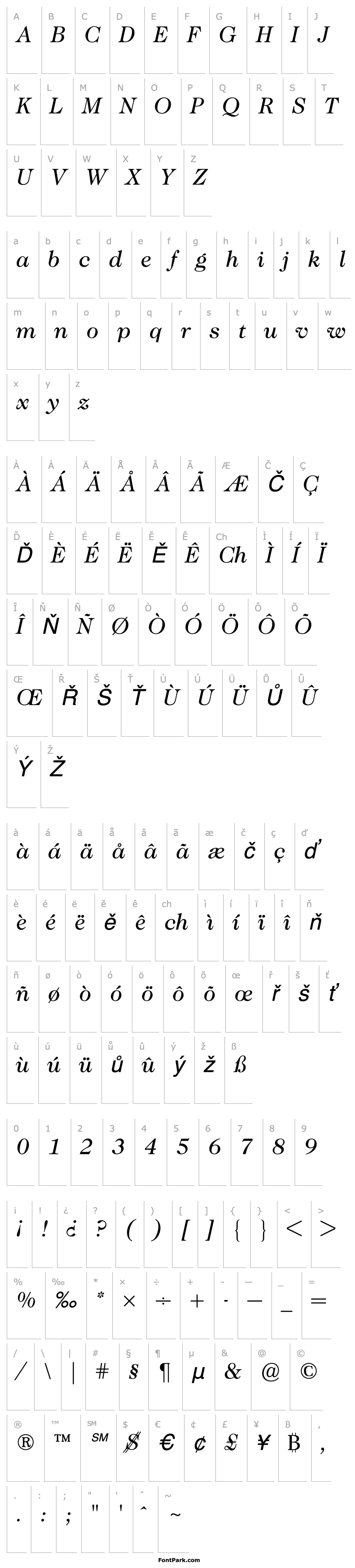 Overview CaslonTwoTwentyFourBQ-BookItalic