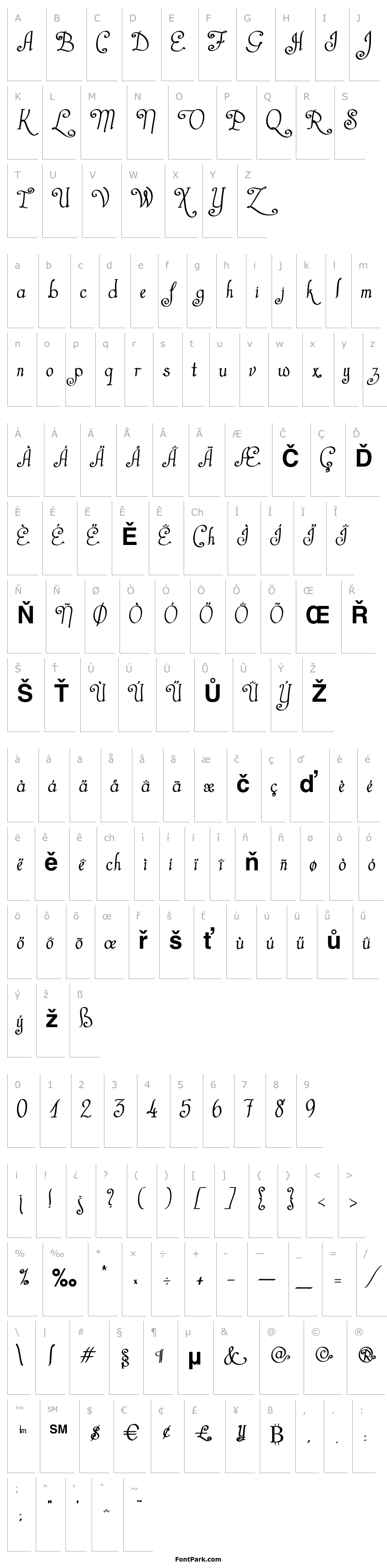 Přehled Castal Street Bold