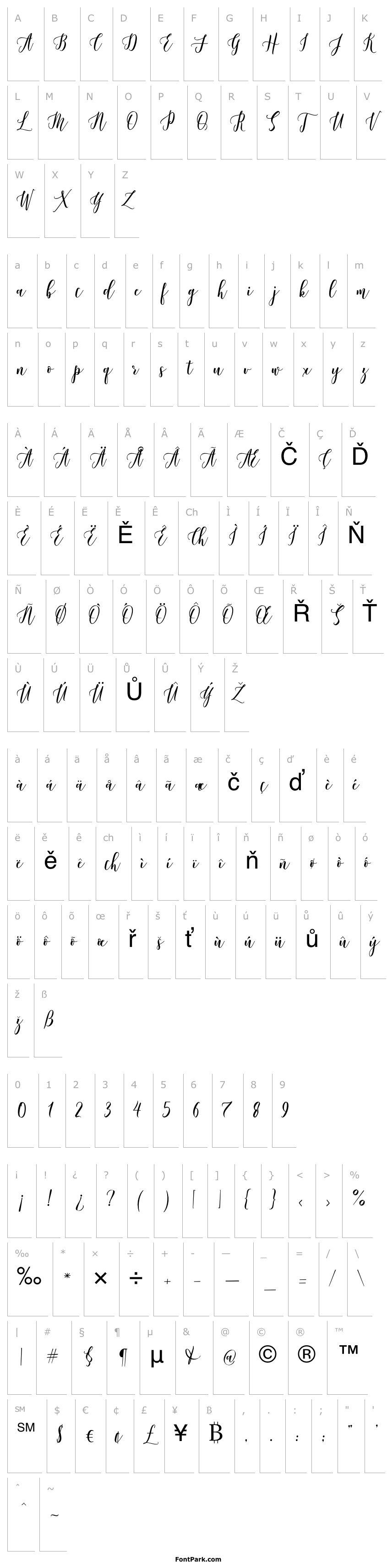 Overview Castilla Script