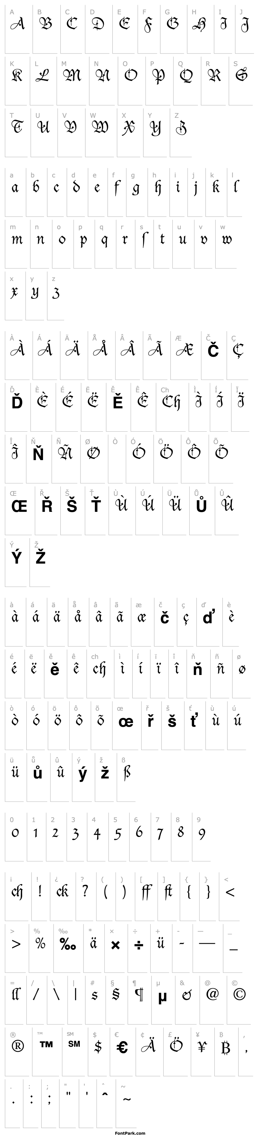 Přehled Casual Script SSi Bold