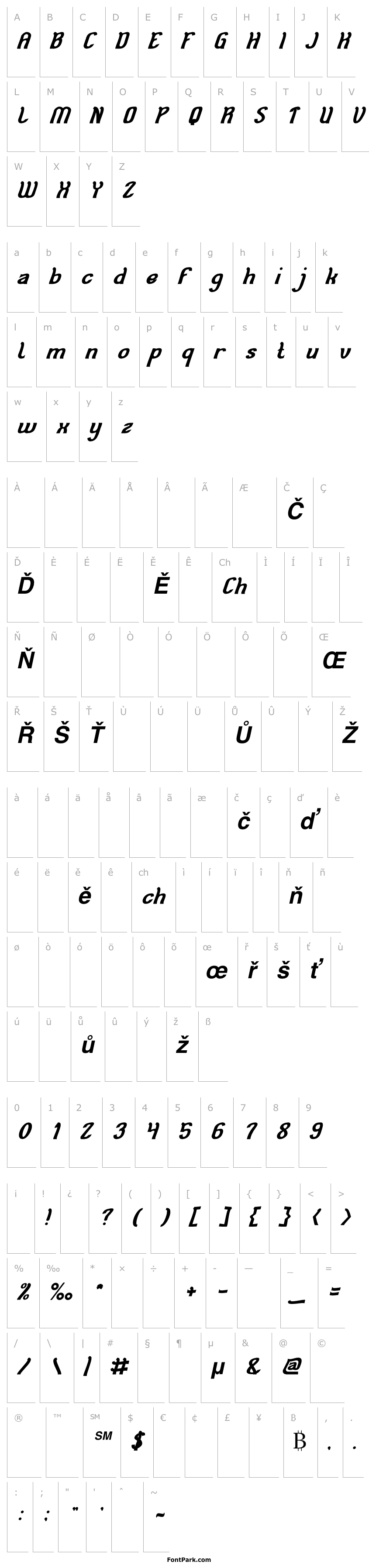 Overview Cat Eyes Bold Italic