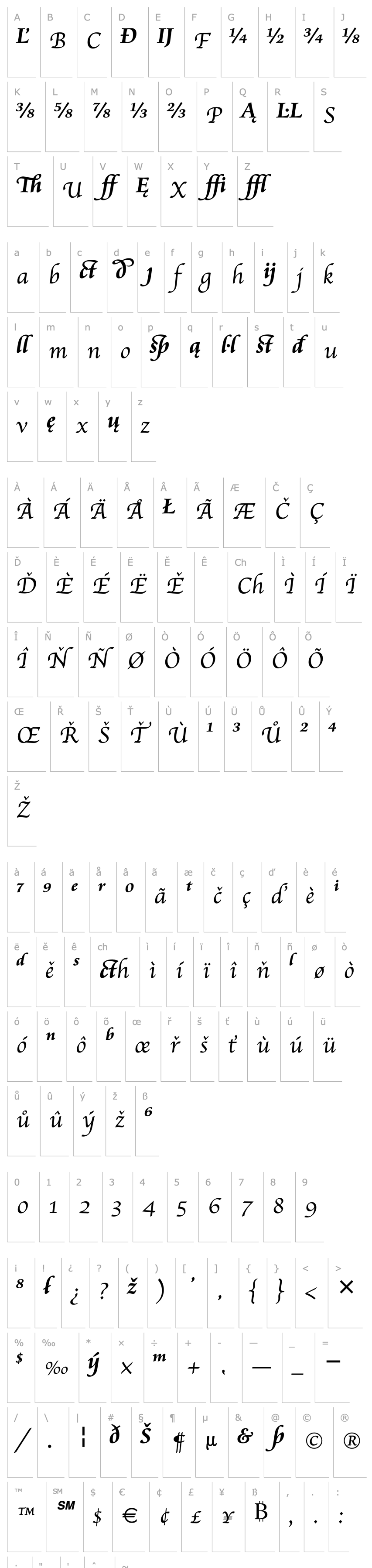 Overview Cataneo Ext BT Bold Extension