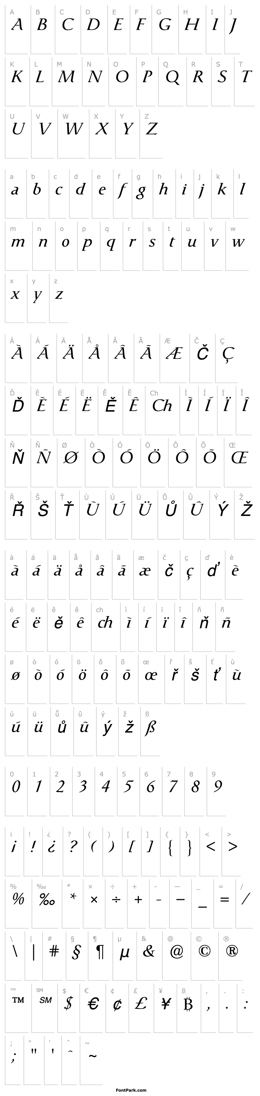 Overview CatullBQ-Italic