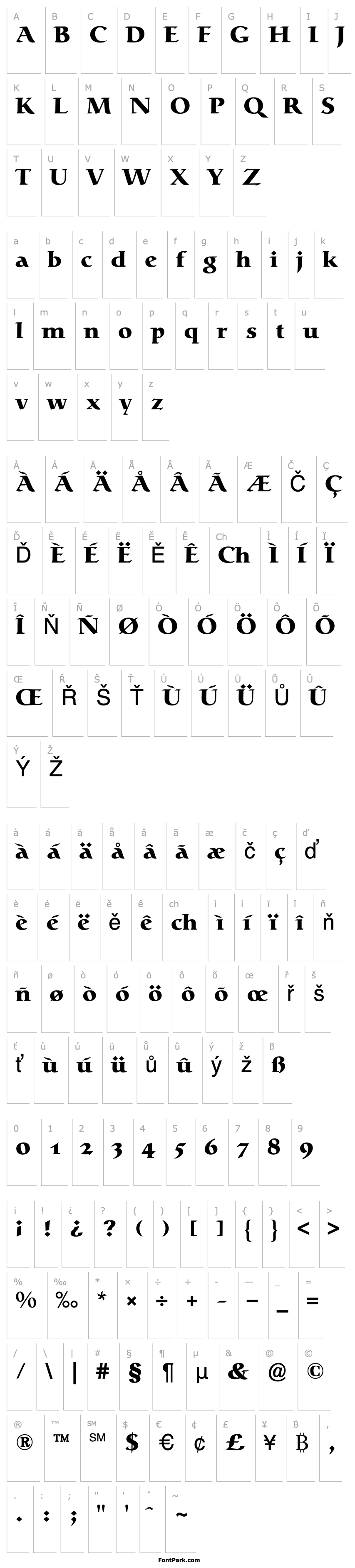 Přehled CatullExpertBQ-BoldOsF