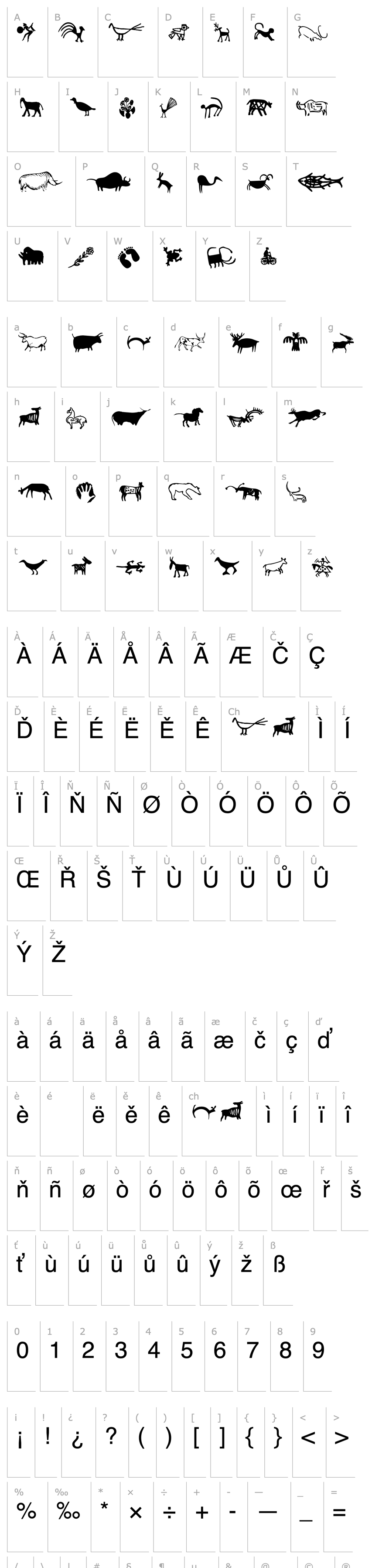 Přehled Cave Painting Dingbats