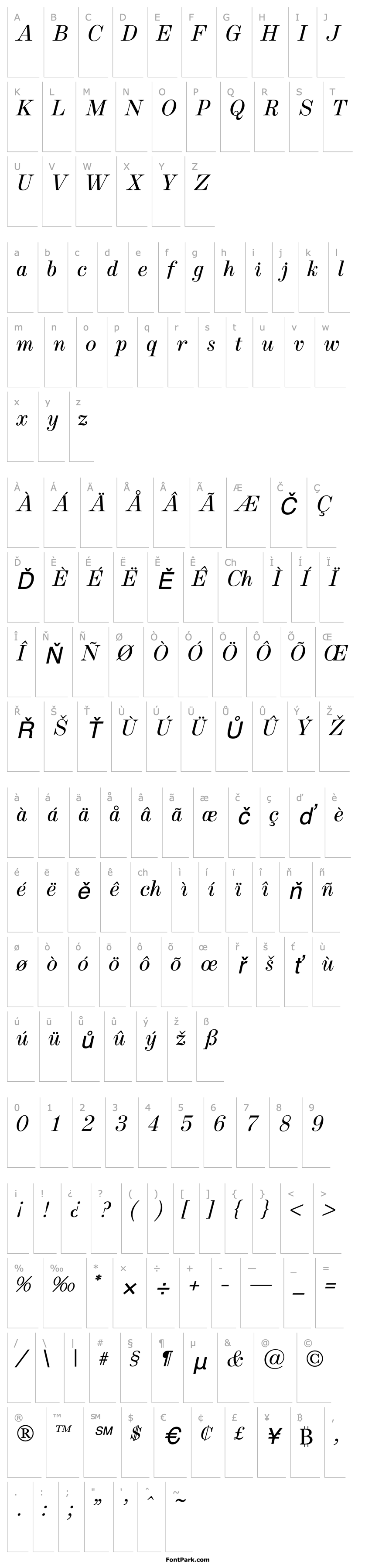 Overview Cavetto Italic JF