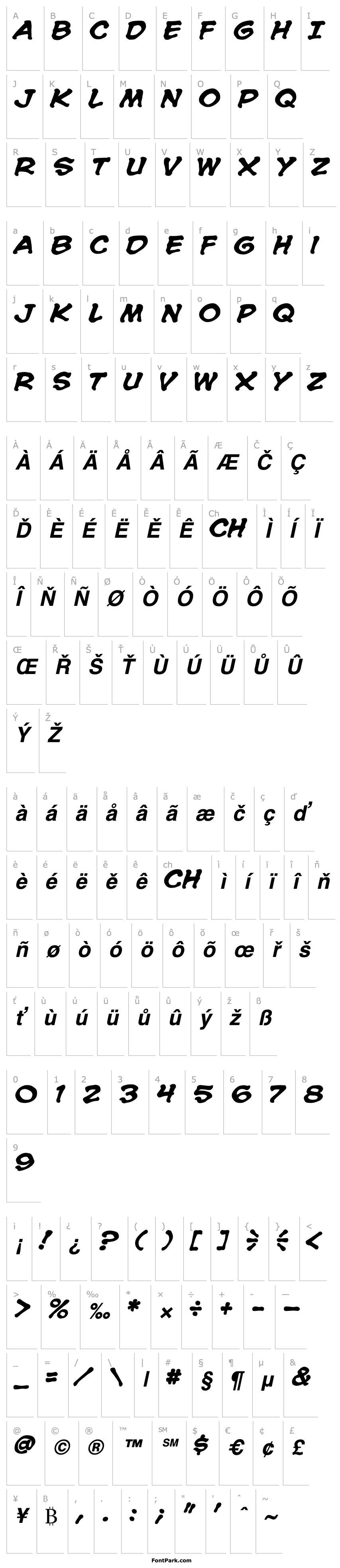 Přehled CC Spookytooth Bold Italic