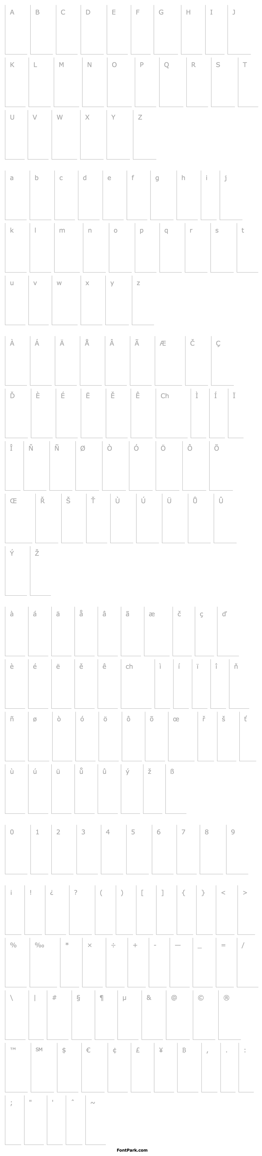 Overview CCGrimlyFiendish-Regular