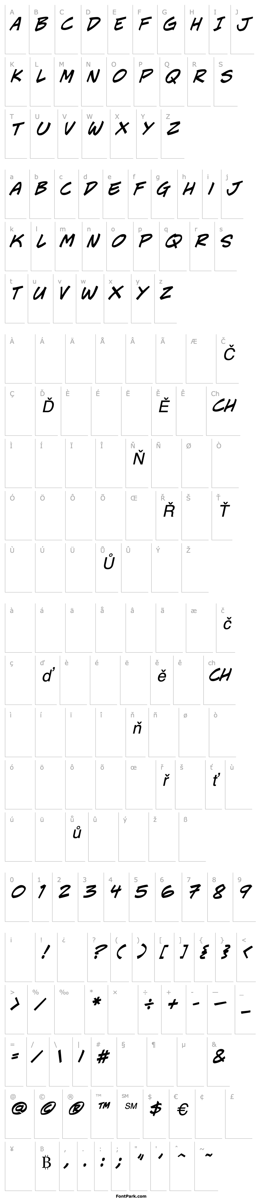 Přehled CCJeffCampbell Italic