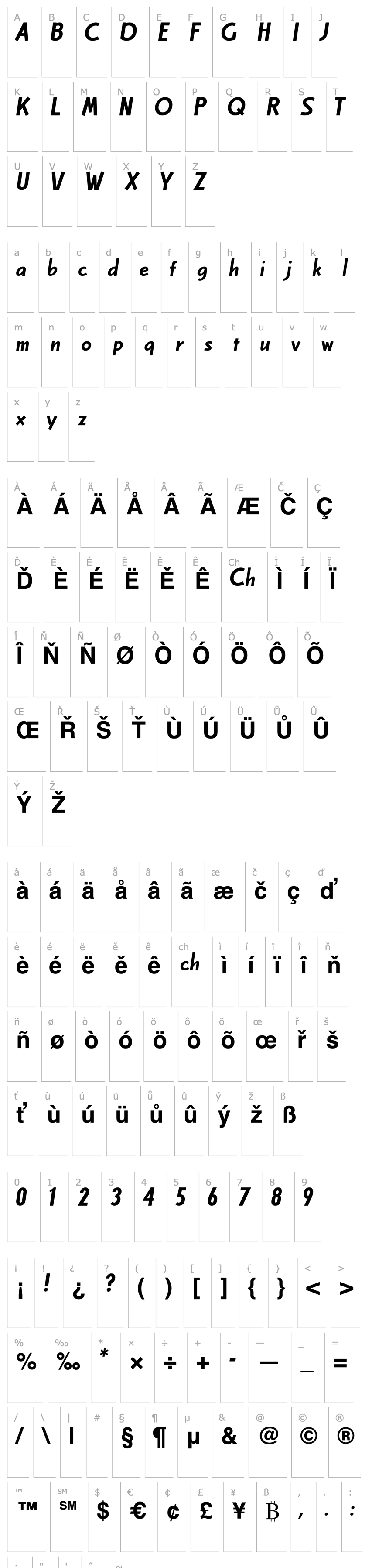 Overview Celbo Bold