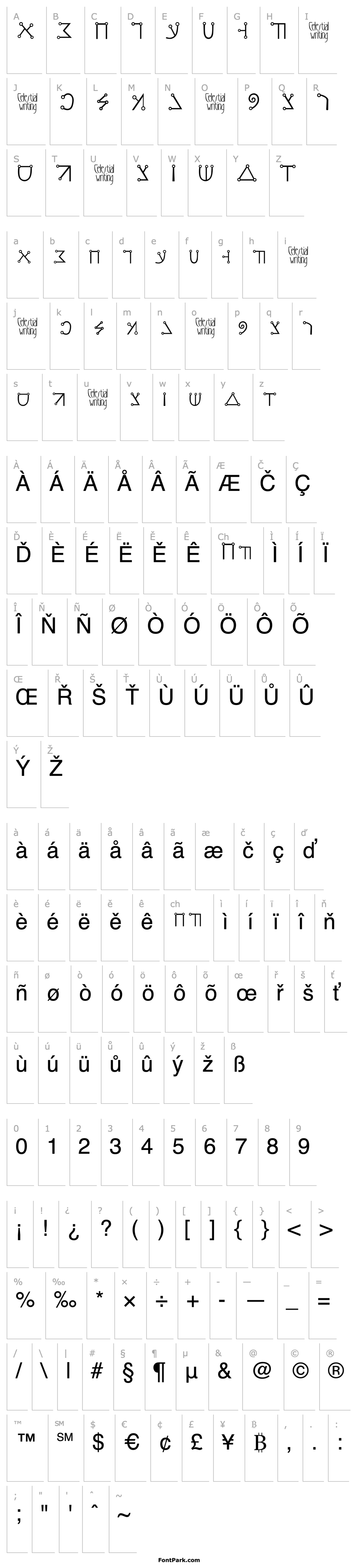 Přehled Celestial Writing