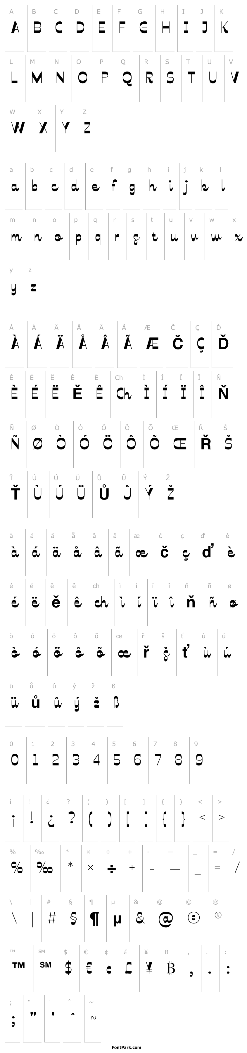 Overview Celestine-Black